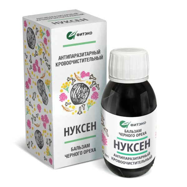 БАЛЬЗАМ «НУКСЕН» АНТИПАРАЗИТАРНЫЙ, КРОВООЧИСТИТЕЛЬНЫЙ