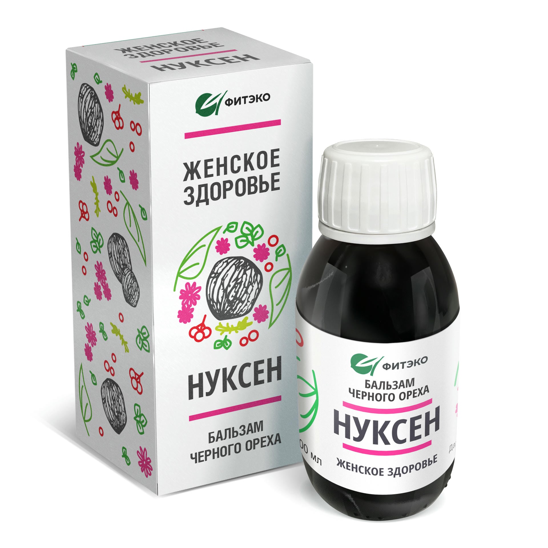 Mock-up created for smartymockups.com БАЛЬЗАМ «НУКСЕН» ЖЕНСКОЕ ЗДОРОВЬЕ